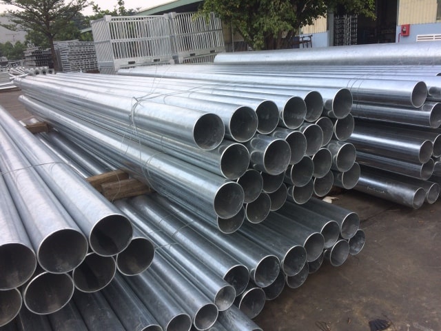 Thép ống mạ kẽm phi 76 tại Hải Phòng